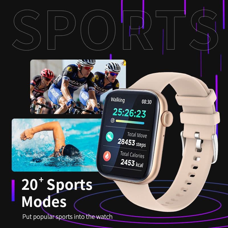 image-LIGE Smart Bracelet P45 Bluetooth Call Waterproof