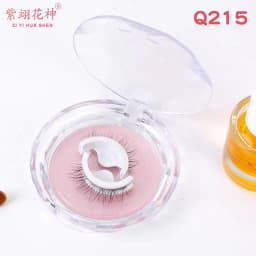 image-Self-adhesive Reusable False Eyelashes - Double Glue Strip