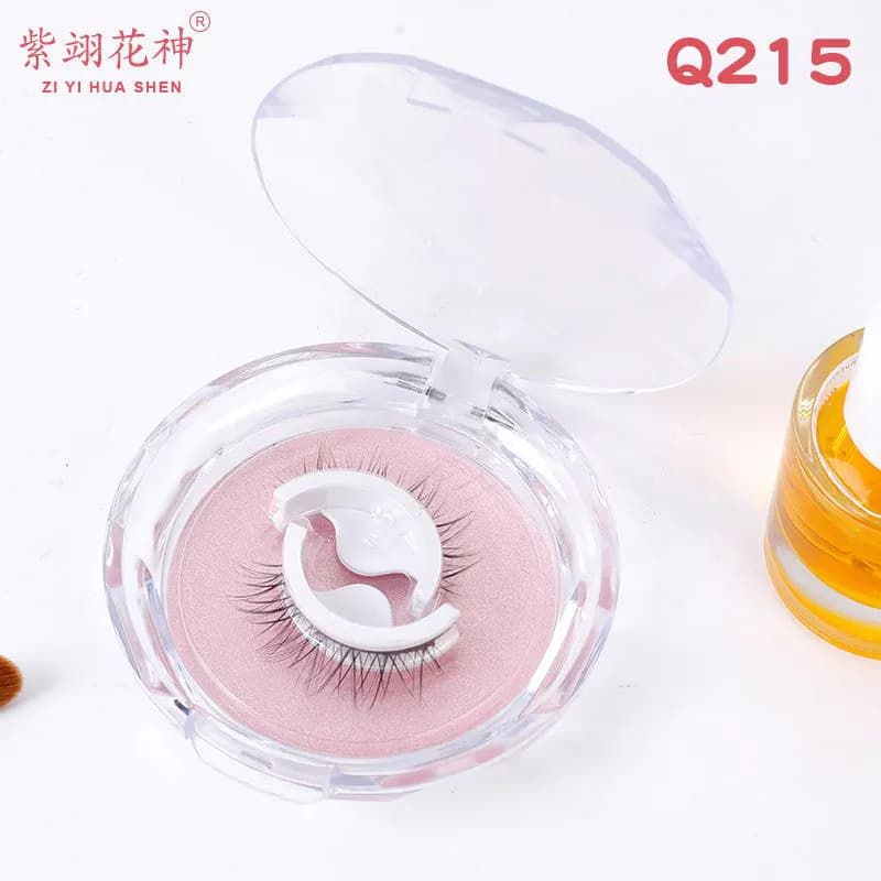 image-Self-adhesive Reusable False Eyelashes - Double Glue Strip