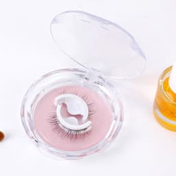 image-Self-adhesive Reusable False Eyelashes - Double Glue Strip