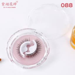 image-Self-adhesive Reusable False Eyelashes - Double Glue Strip