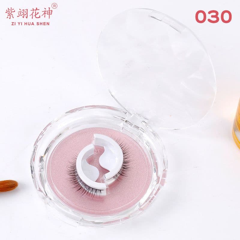 image-Self-adhesive Reusable False Eyelashes - Double Glue Strip