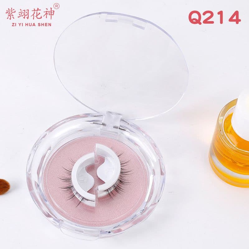 image-Self-adhesive Reusable False Eyelashes - Double Glue Strip
