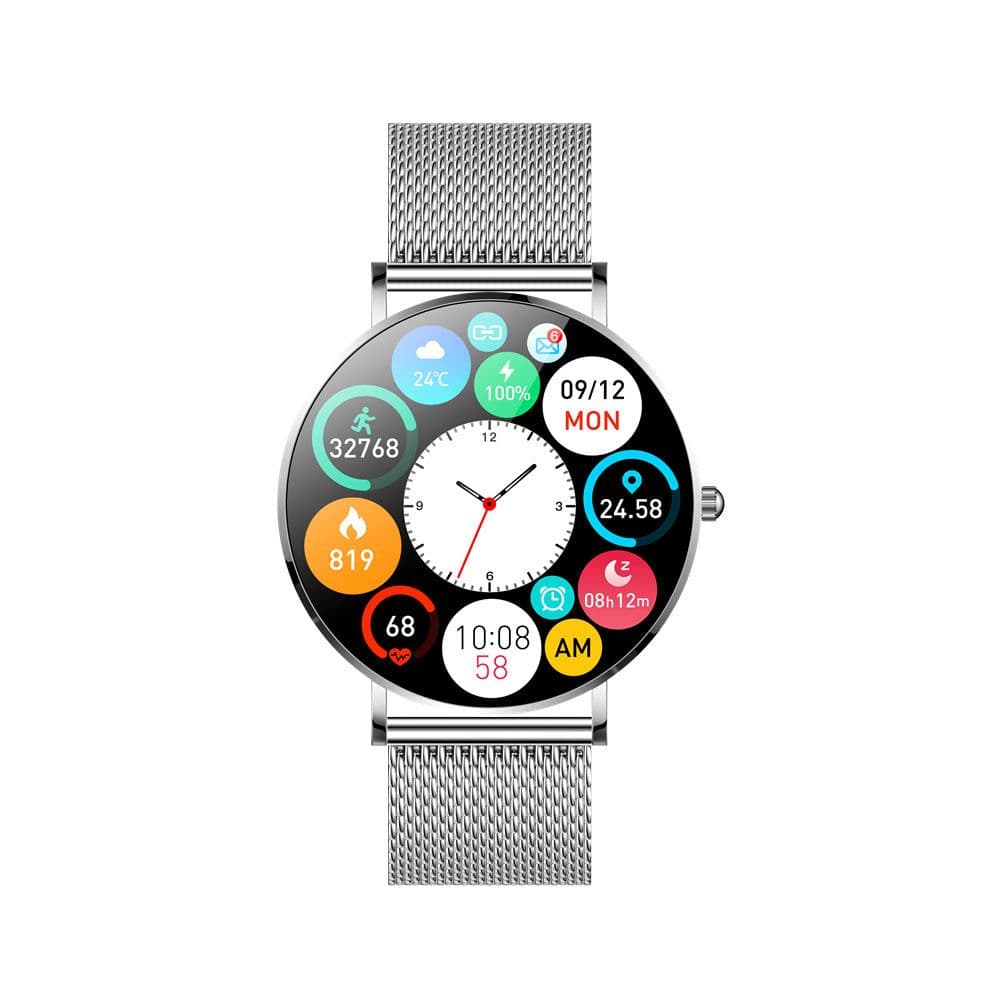 image-T8 Smart Watch AMOLED HD Screen Heart Rate Monitor