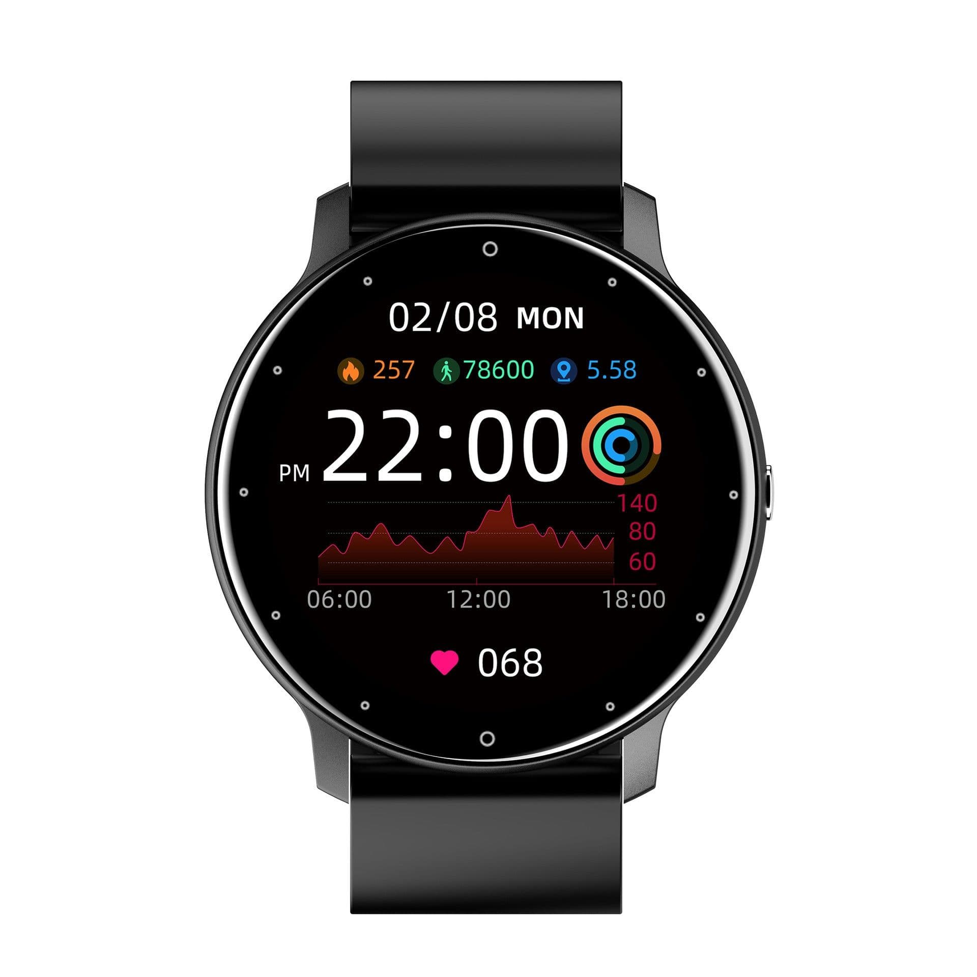 image-Cross-border explosion model Tuya smart watch heart rate blood pressure measurement AliExpress for bluetooth sports watch wholesale