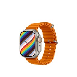 image-Smart Watch with NFC, Heart Rate Monitor, Metal Band