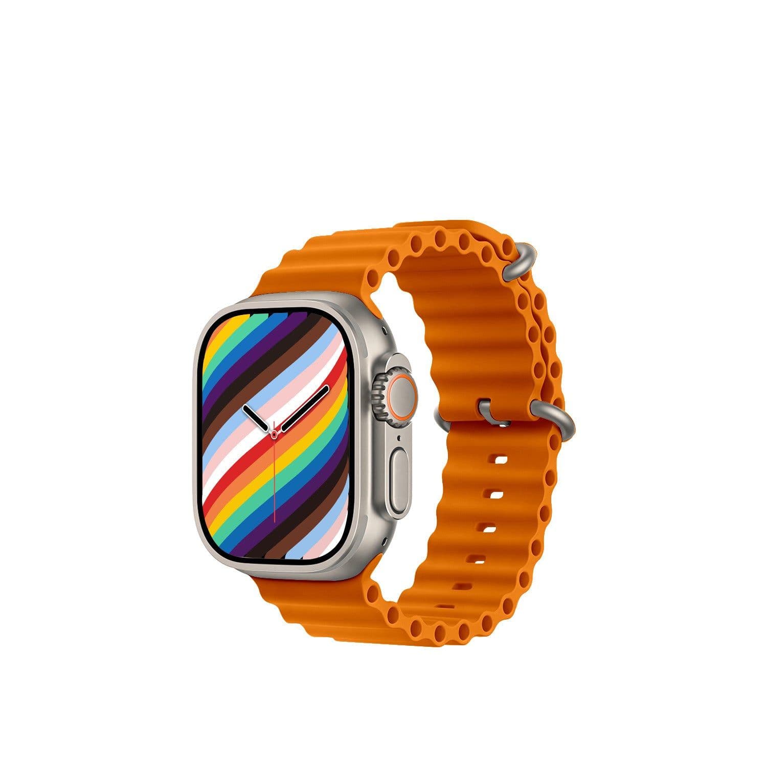 image-Smart Watch with NFC, Heart Rate Monitor, Metal Band