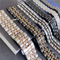 image-Seven-Bead Stainless Steel Watch Strap