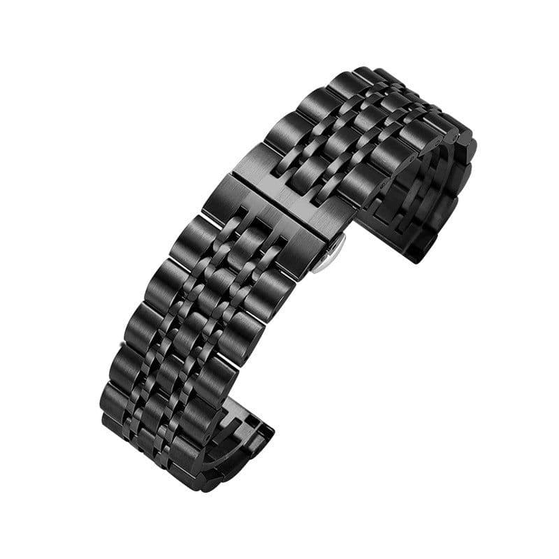 image-Seven-Bead Stainless Steel Watch Strap