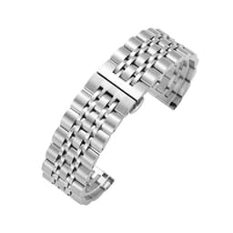 image-Seven-Bead Stainless Steel Watch Strap