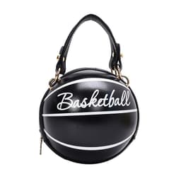 image-Women's Small Round Shoulder Bag with Chain Strap