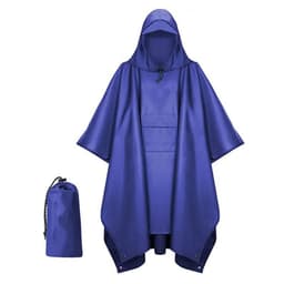 image-Canopy PU Coated Hiking Rain Poncho