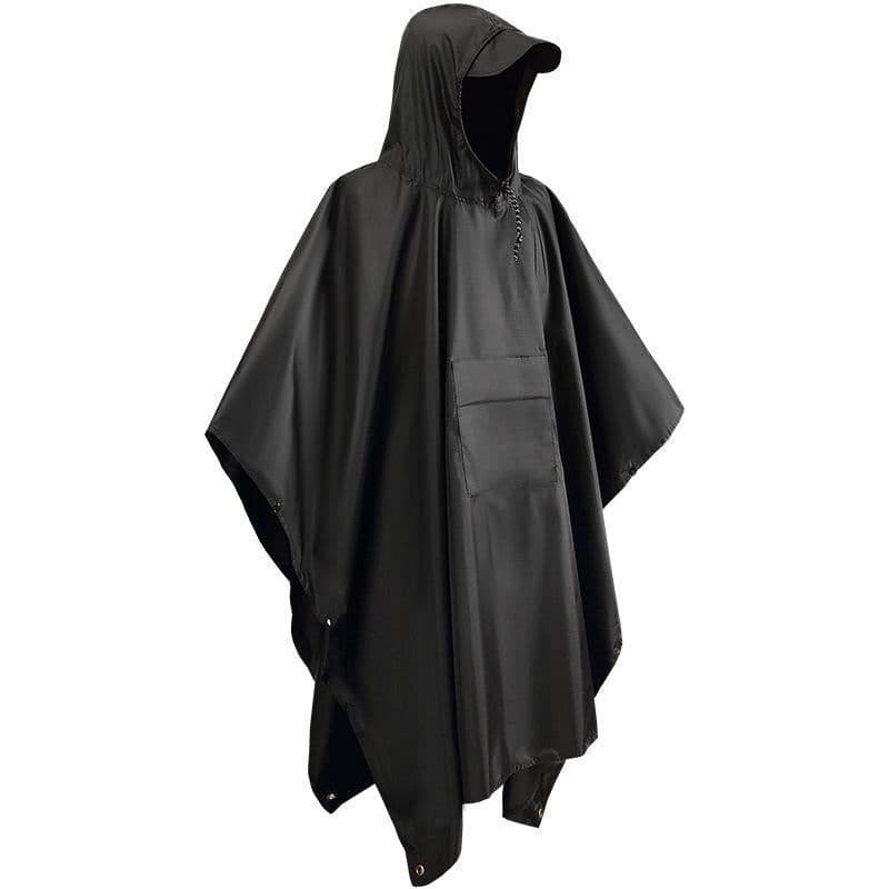 image-Canopy PU Coated Hiking Rain Poncho