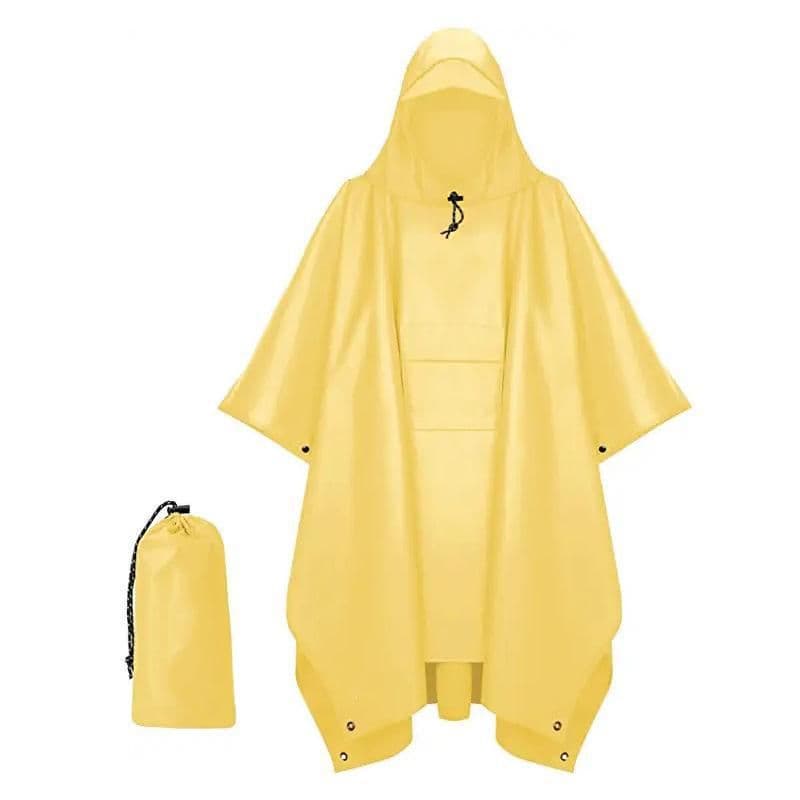 image-Canopy PU Coated Hiking Rain Poncho
