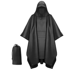 image-Canopy PU Coated Hiking Rain Poncho