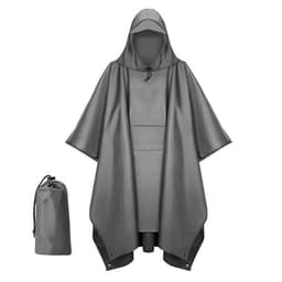 image-Canopy PU Coated Hiking Rain Poncho