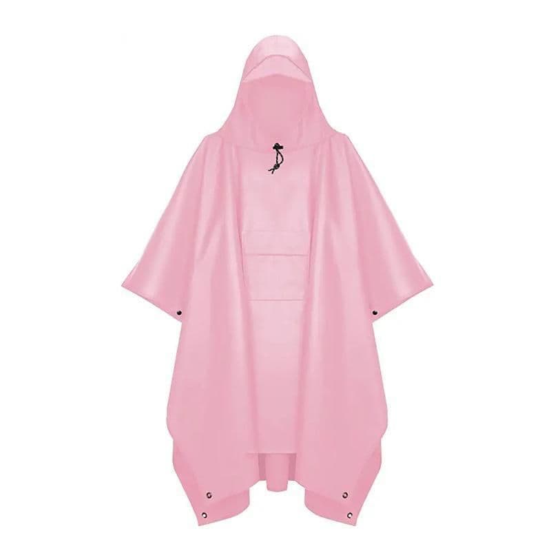 image-Canopy PU Coated Hiking Rain Poncho