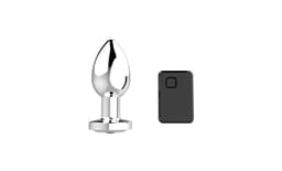 image-Metal Remote Control Anal Plug Vibrator