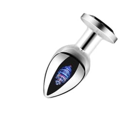 image-Metal Remote Control Anal Plug Vibrator