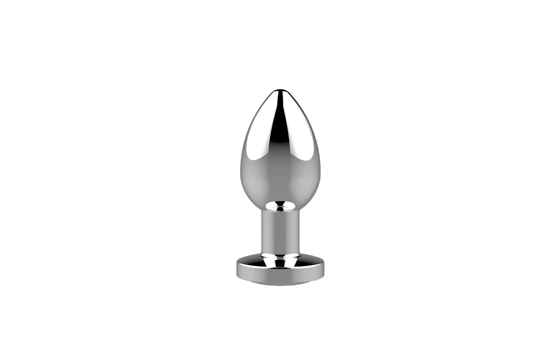 image-Metal Remote Control Anal Plug Vibrator