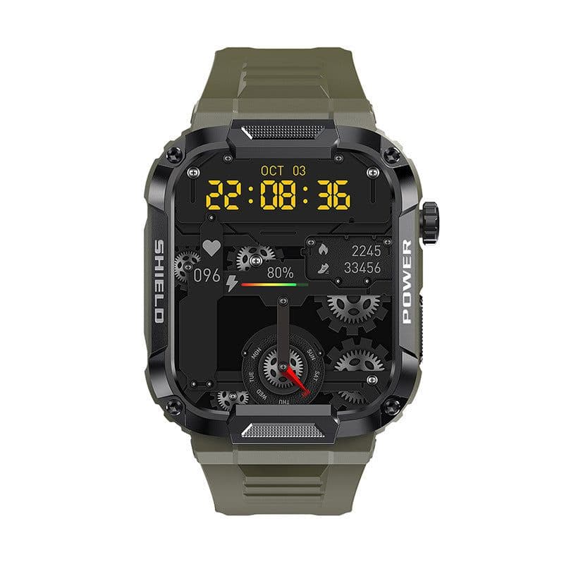 image-MK66 Smartwatch 1.85" Square Waterproof Heart Rate Blood Pressure