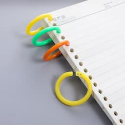 image-Color Plastic Removable Cover Binder with Fixed Buckle