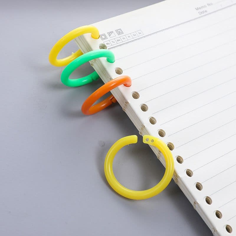 image-Color Plastic Removable Cover Binder with Fixed Buckle