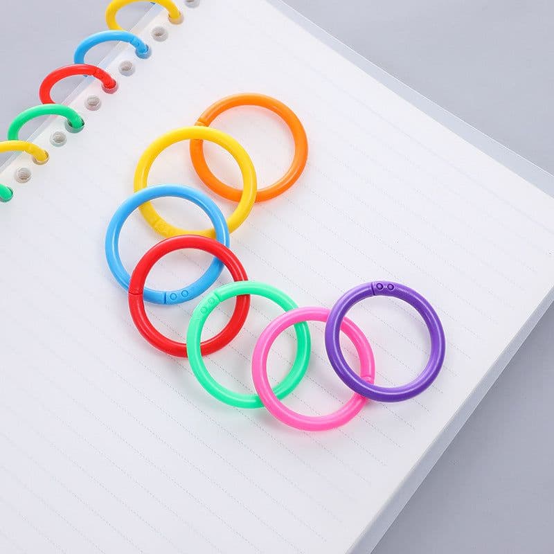 image-Color Plastic Removable Cover Binder with Fixed Buckle