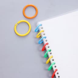 image-Color Plastic Removable Cover Binder with Fixed Buckle