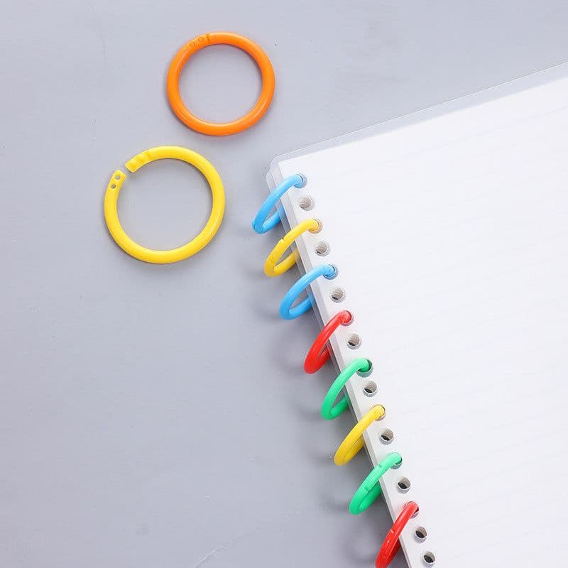 image-Color Plastic Removable Cover Binder with Fixed Buckle
