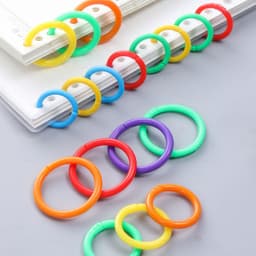 image-Color Plastic Removable Cover Binder with Fixed Buckle
