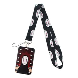 image-Cartoon Lanyard Card Holder with Hard Shell Protective Cover