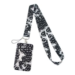 image-Cartoon Lanyard Card Holder with Hard Shell Protective Cover