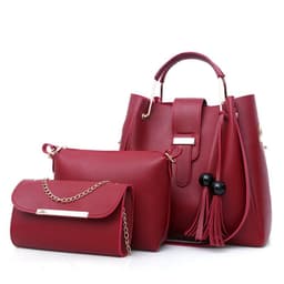 image-Ladies Fashion Handbag Fringe PU Medium