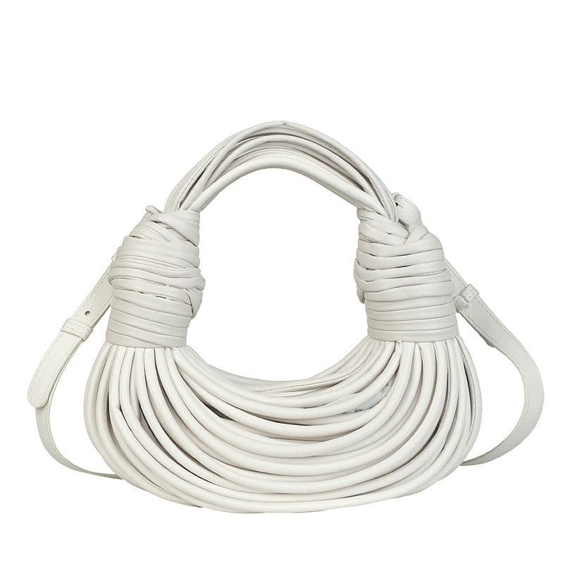 image-Silver PU Crossbody Bag with Fringe Detail