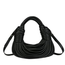 image-Silver PU Crossbody Bag with Fringe Detail