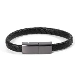 image-Data Cable Type-C Leather Bracelet Portable Charger
