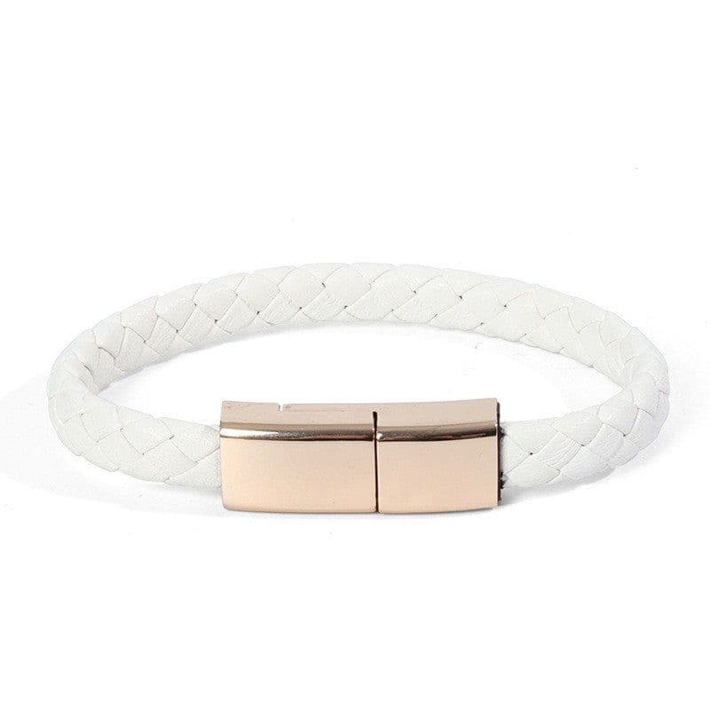 image-Data Cable Type-C Leather Bracelet Portable Charger