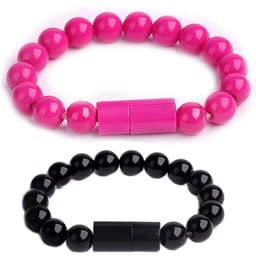 image-Buddha Bead Bracelet Data Cable for Apple Devices