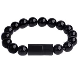 image-Buddha Bead Bracelet Data Cable for Apple Devices