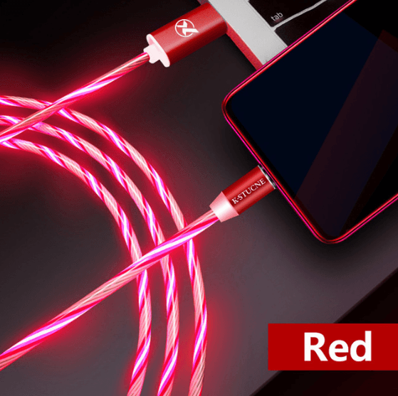 image-LED USB Magnetic Charging Cable, 1M, Type-C