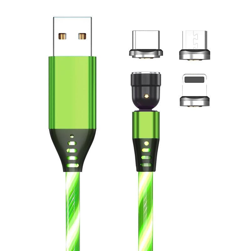 image-540° Rotating Magnetic USB-C Cable 3A Fast Charge