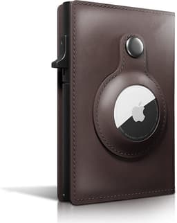 image-Airtag Genuine Leather Card Holder RFID