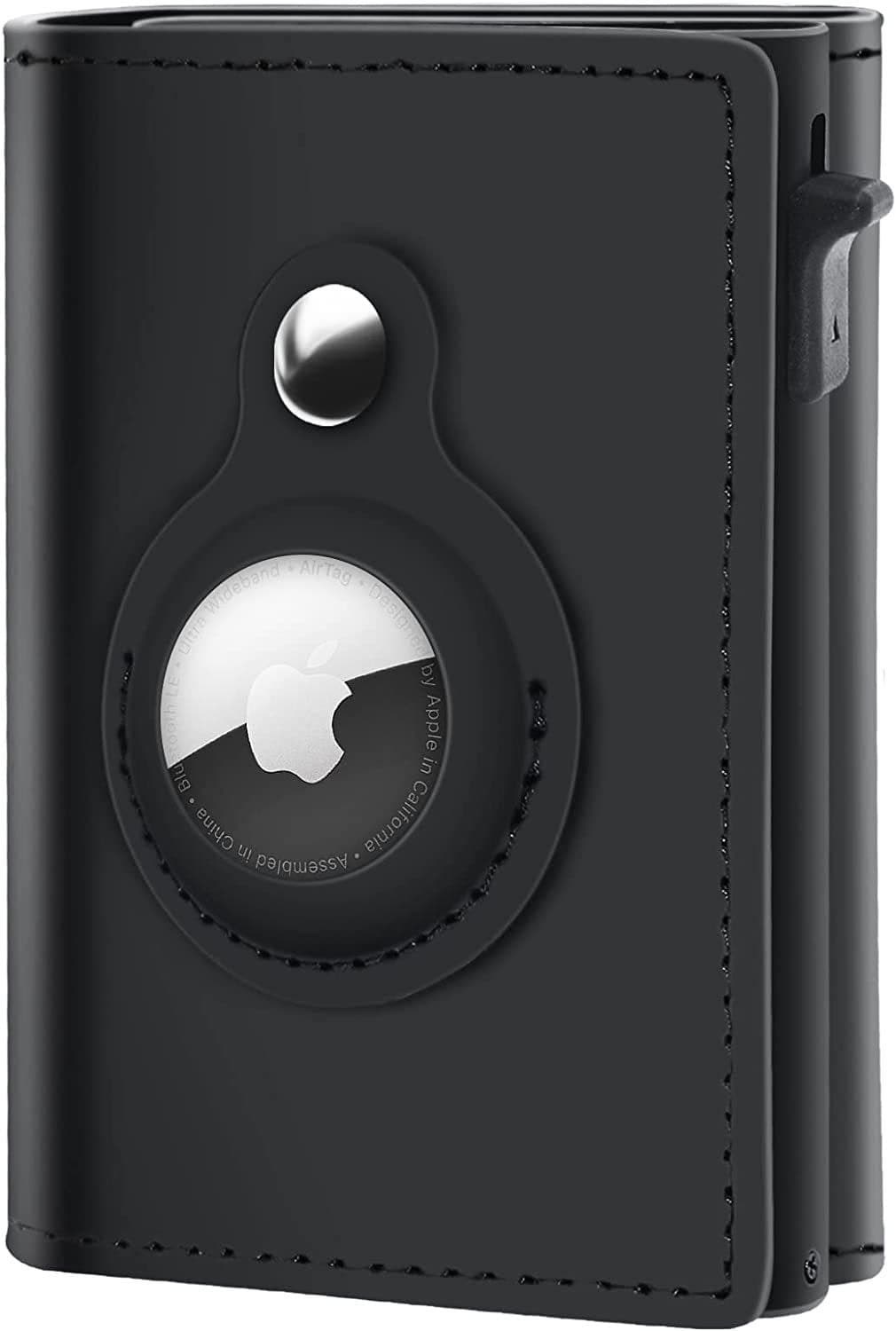 image-Airtag Genuine Leather Card Holder RFID