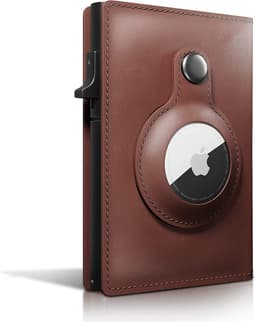 image-Airtag Genuine Leather Card Holder RFID