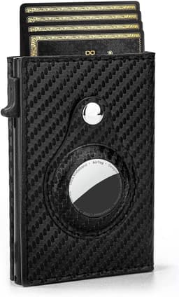 image-Airtag Genuine Leather Card Holder RFID