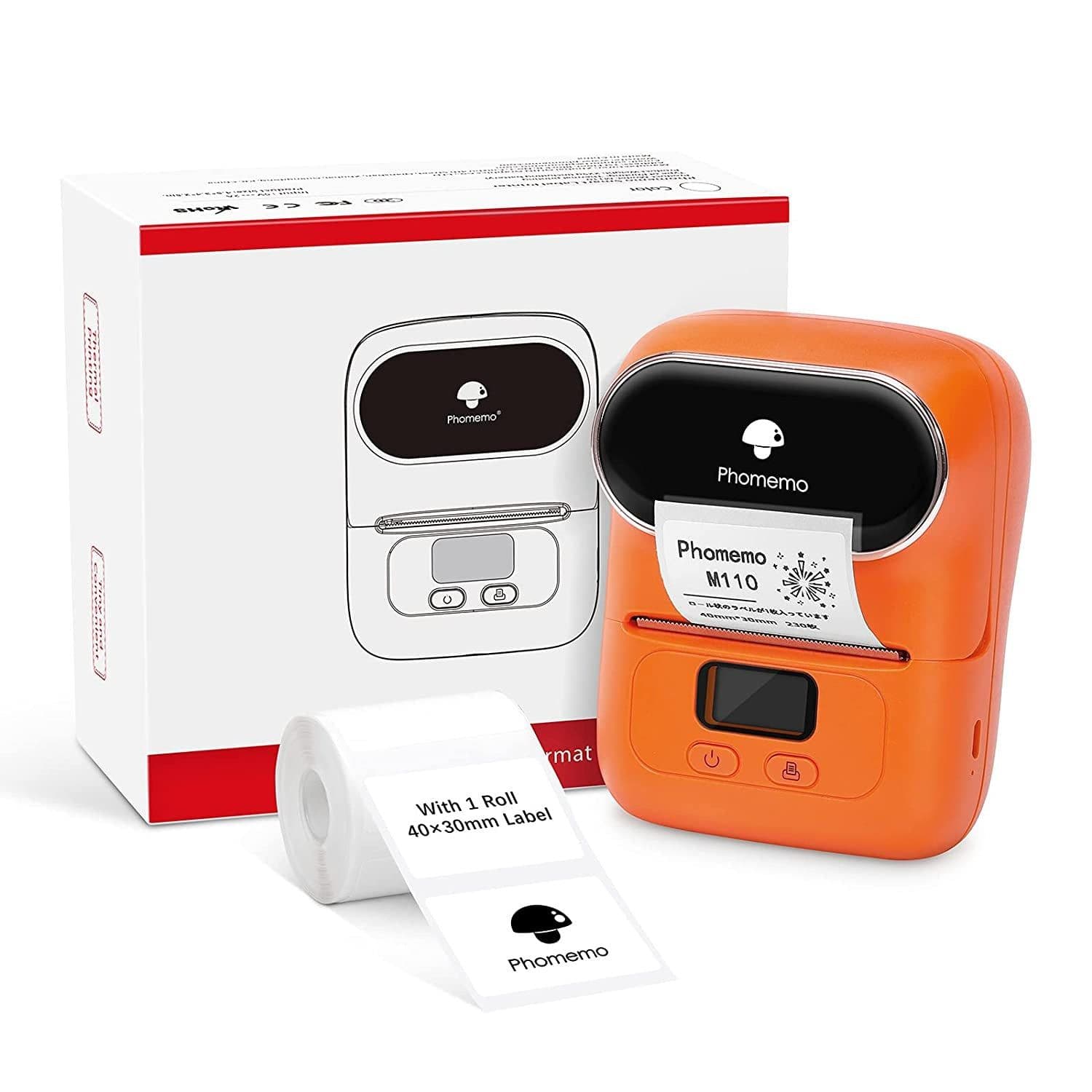 image-Phomemo M110 Thermal Barcode Printer