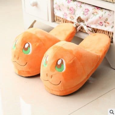 image-Pokemon Pikachu Plush Cotton Slippers
