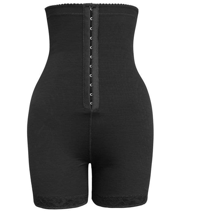 image-High Waist Tummy Control Leggings with Button Detail