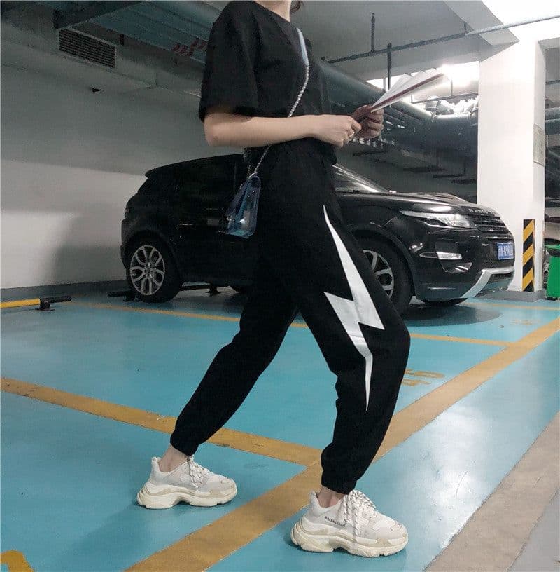 image-Autumn Loose Harem Pants Women's Casual Cropped Pants
